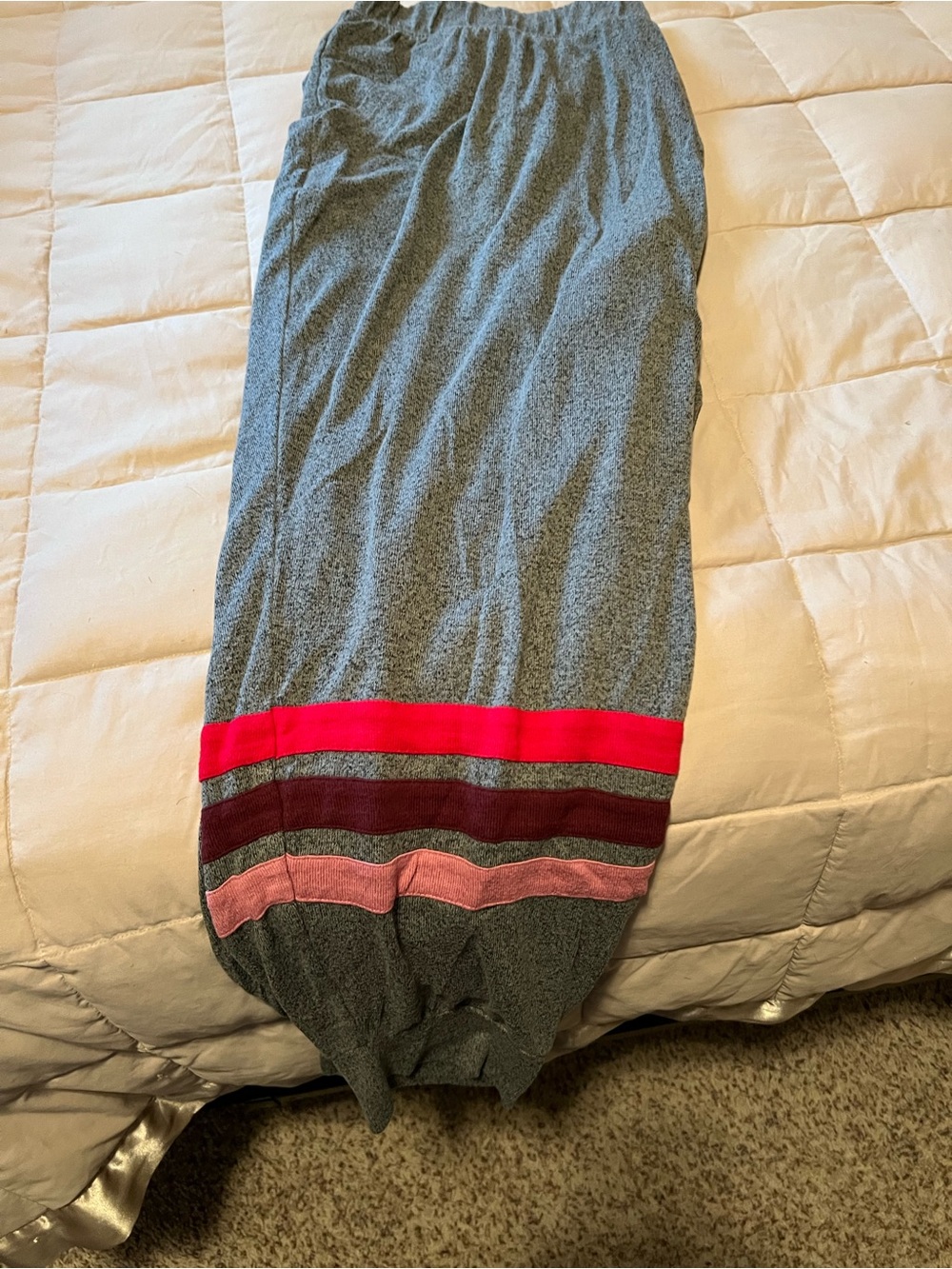 Cacique Gray lounge pants with pockets size 22/24